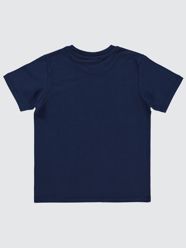 Hogwarts Logo Baskılı 6-9 Yaş Tişört - Lacivert