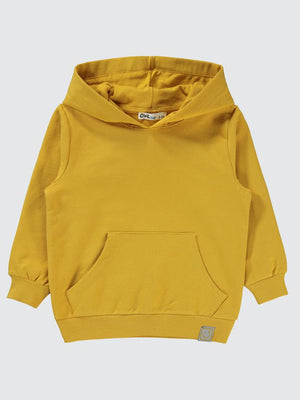 Civil Boys Qr Kod Etiketli Kapşonlu 2-5 Yaş Sweatshirt - Hardal