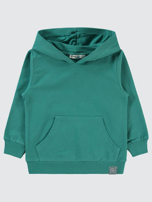 Civil Boys Qr Kod Etiketli Kapşonlu 2-5 Yaş Sweatshirt - Yeşil