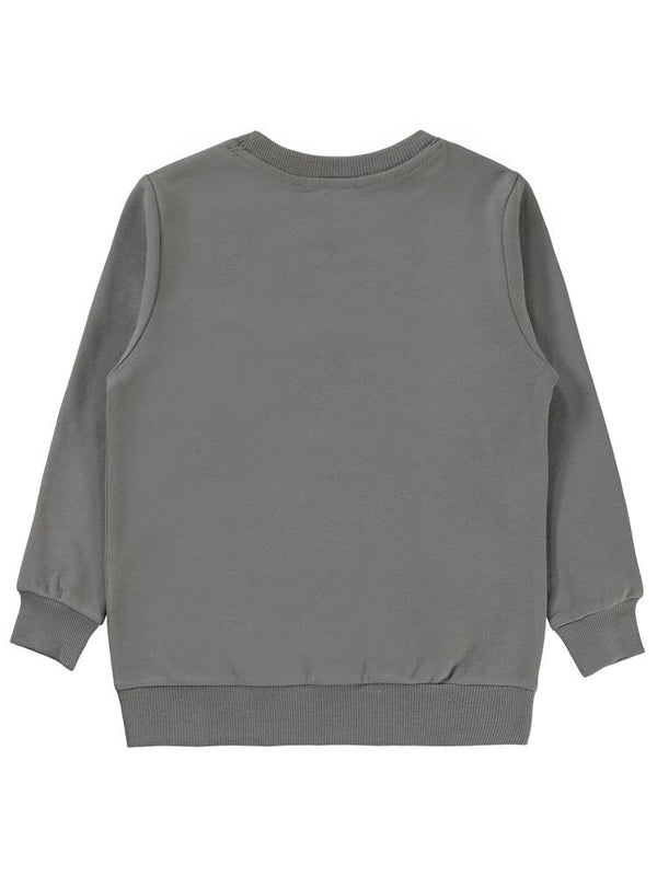 Civil Boys Qr Kod Etiketli  2-5 Yaş Sweatshirt - Gri