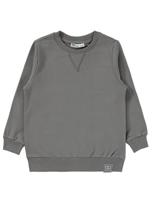 Civil Boys Qr Kod Etiketli  2-5 Yaş Sweatshirt - Gri