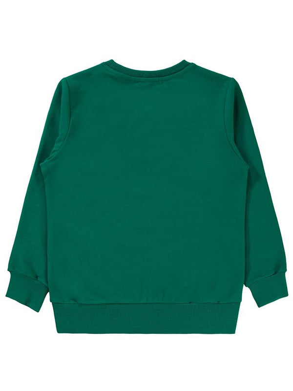 Civil Boys Qr Kod Etiketli  2-5 Yaş Sweatshirt - Yeşil