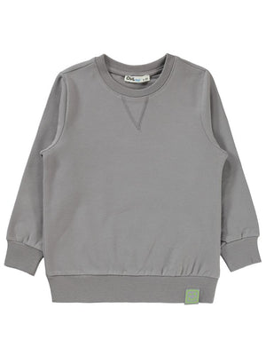 Civil Boys Qr Kod Etiketli  2-5 Yaş Sweatshirt - Gri