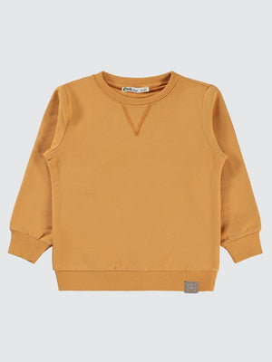 Civil Boys Qr Kod Etiketli  2-5 Yaş Sweatshirt - Turuncu