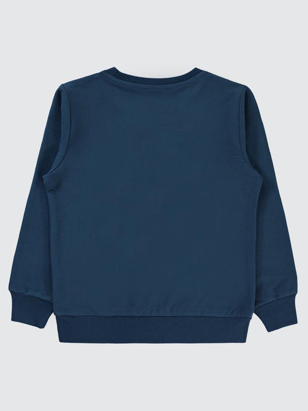 Civil Boys Qr Kod Etiketli  10-13 Yaş Sweatshirt - Lacivert