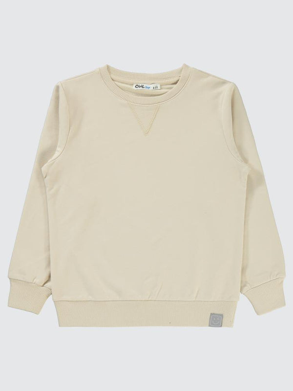 Civil Boys Qr Kod Etiketli  6-9 Yaş Sweatshirt - Gri