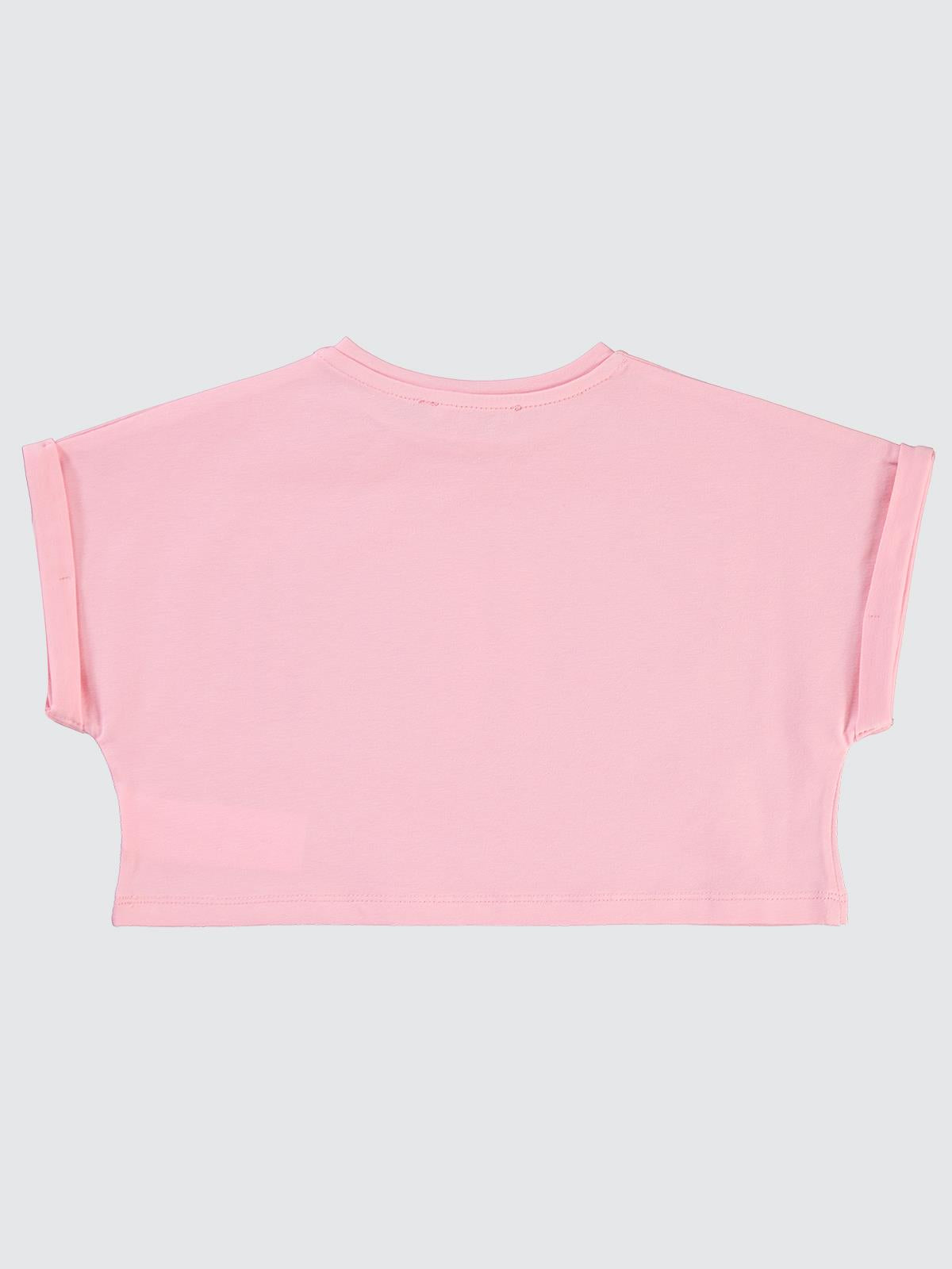 Civil Girls California Baskılı 2-5 Yaş Tişört - Pembe