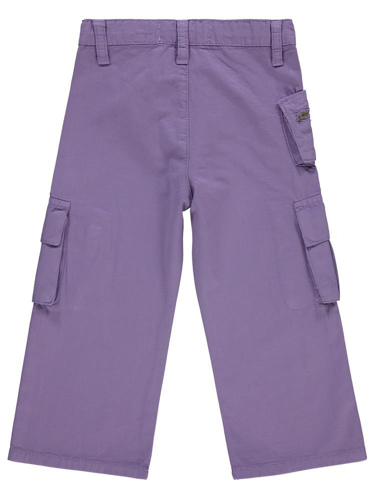 Civil Girls Üç Cepli Kargo 2-5 Yaş Pantolon - Lila
