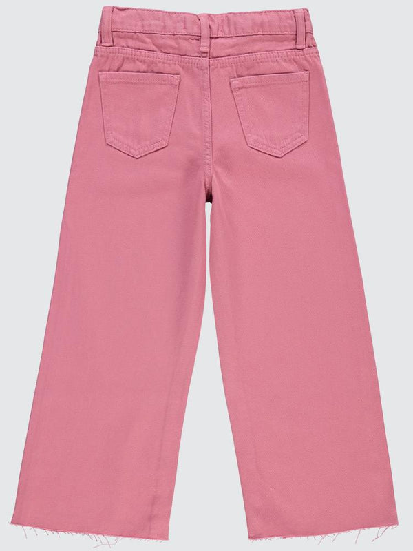 Civil Girls Kesik Paça 10-13 Yaş Pantolon - Pembe