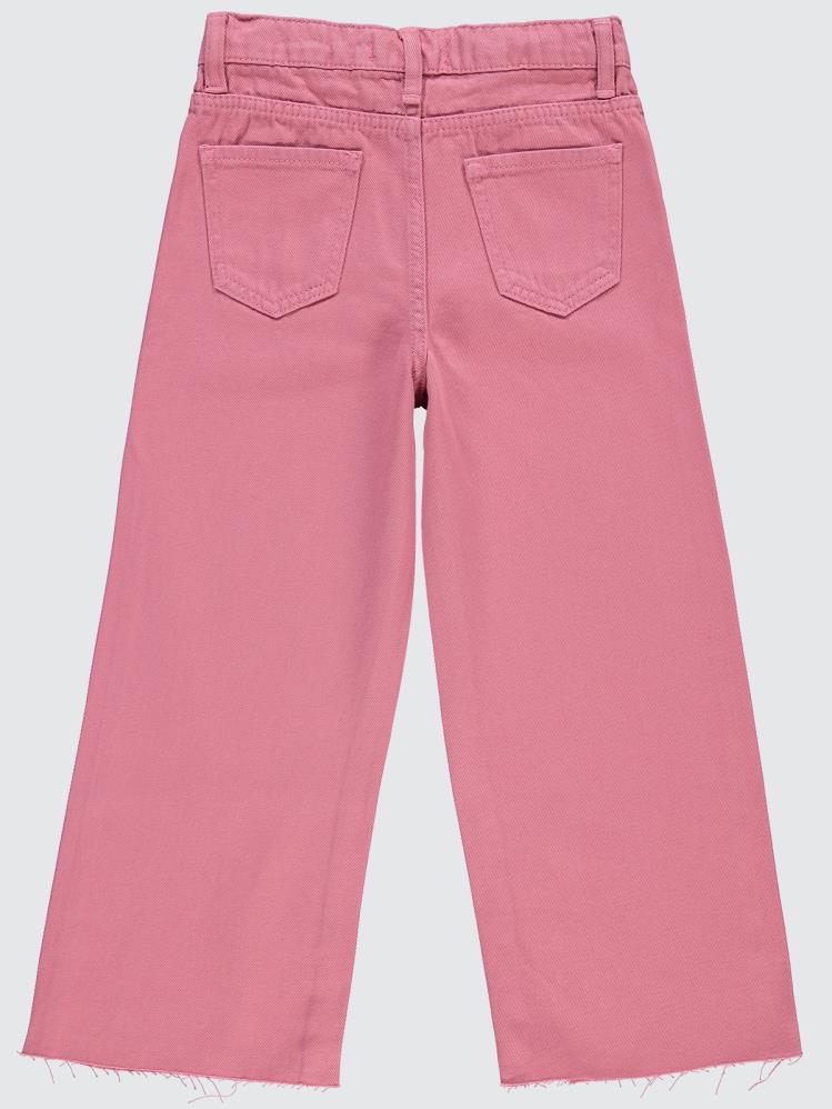 Civil Girls Kesik Paça 10-13 Yaş Pantolon - Pembe