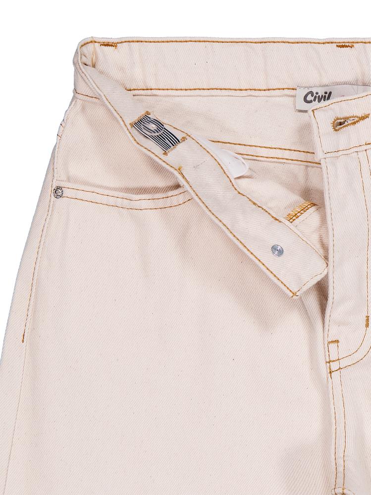 Civil Girls Kesik Paça 10-13 Yaş Pantolon - Ekru