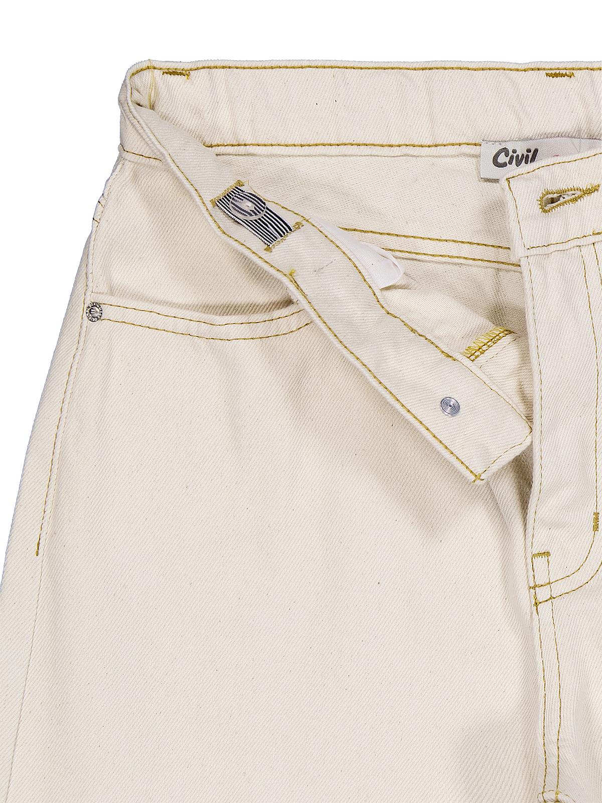 Civil Girls Kesik Paça 10-13 Yaş Pantolon - Ekru