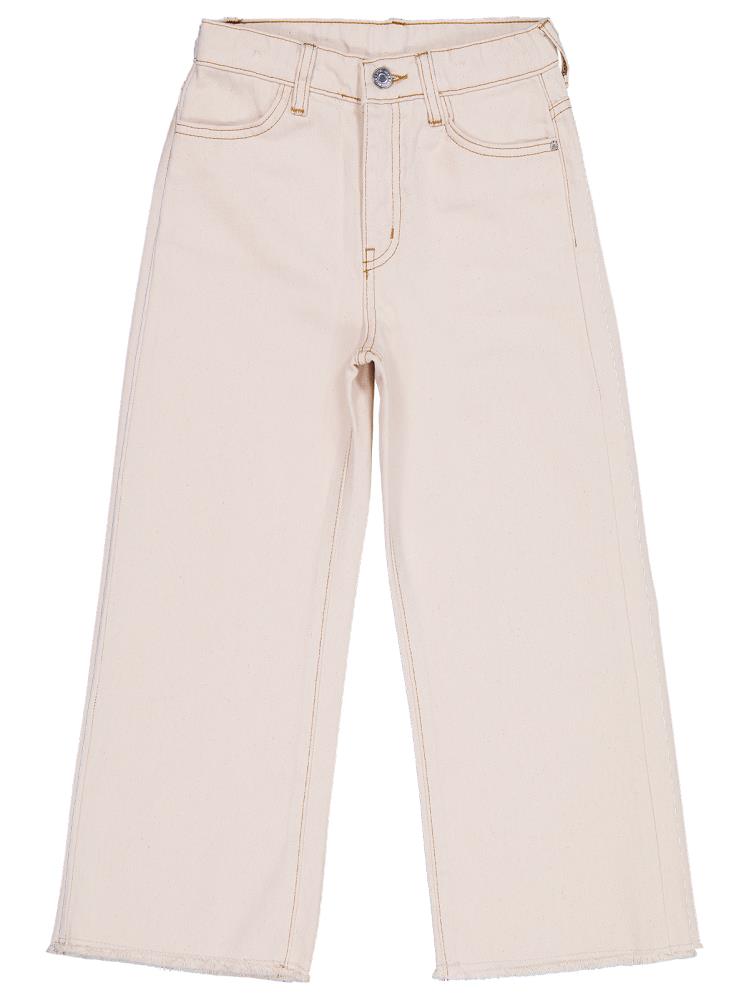 Civil Girls Kesik Paça 10-13 Yaş Pantolon - Ekru