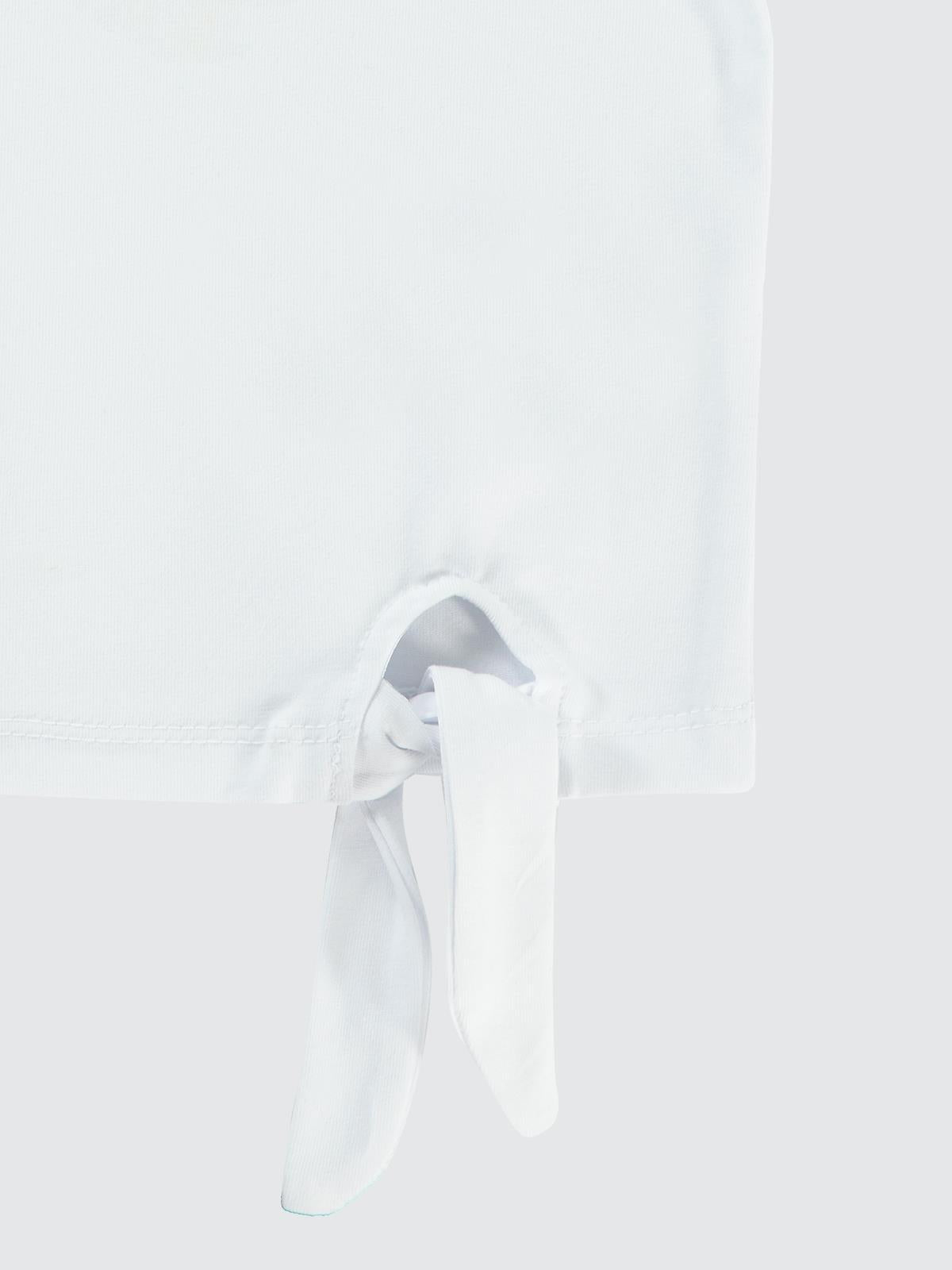 Civil Girls Cute Papatya Nakışlı 10-13 Yaş Tişört - Beyaz