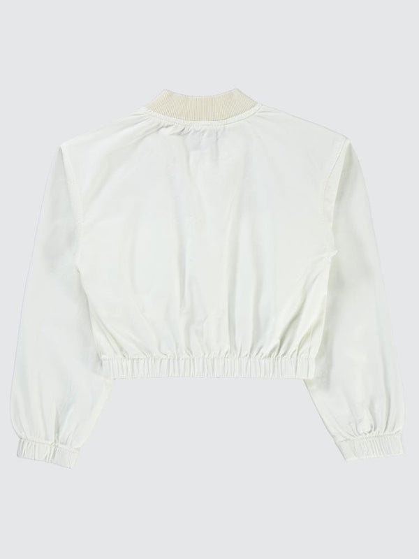 Civil Girls Crop 10-13 Yaş Ceket - Beyaz