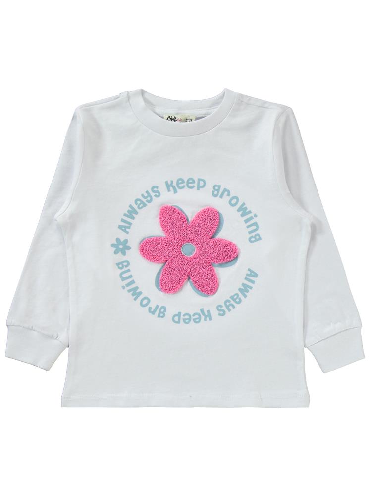 Civil Girls Papatya Desenli 2-5 Yaş Pijama Takımı - Pembe