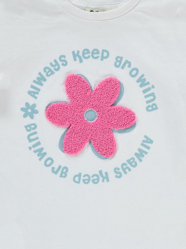 Civil Girls Papatya Desenli 2-5 Yaş Pijama Takımı - Pembe