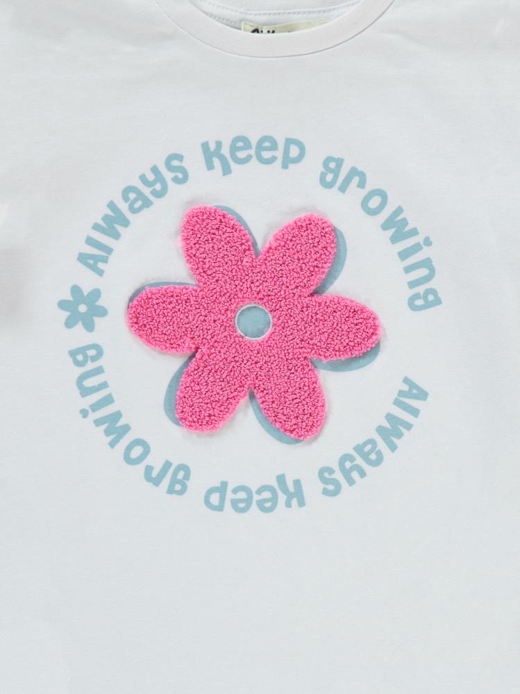 Civil Girls Papatya Desenli 2-5 Yaş Pijama Takımı - Pembe