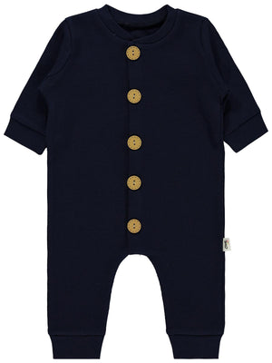 Civil Baby Düz Basic 1-6 Ay Tulum - Lacivert