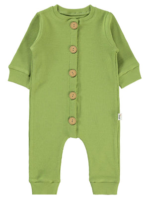 Civil Baby Düz Basic 1-6 Ay Tulum - Yeşil