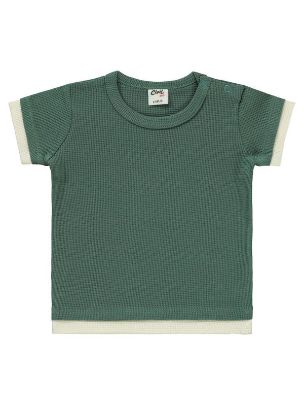 Civil Baby Çıkma Detaylı 6-18 Ay Takım - Haki