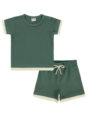 Civil Baby Çıkma Detaylı 6-18 Ay Takım - Haki