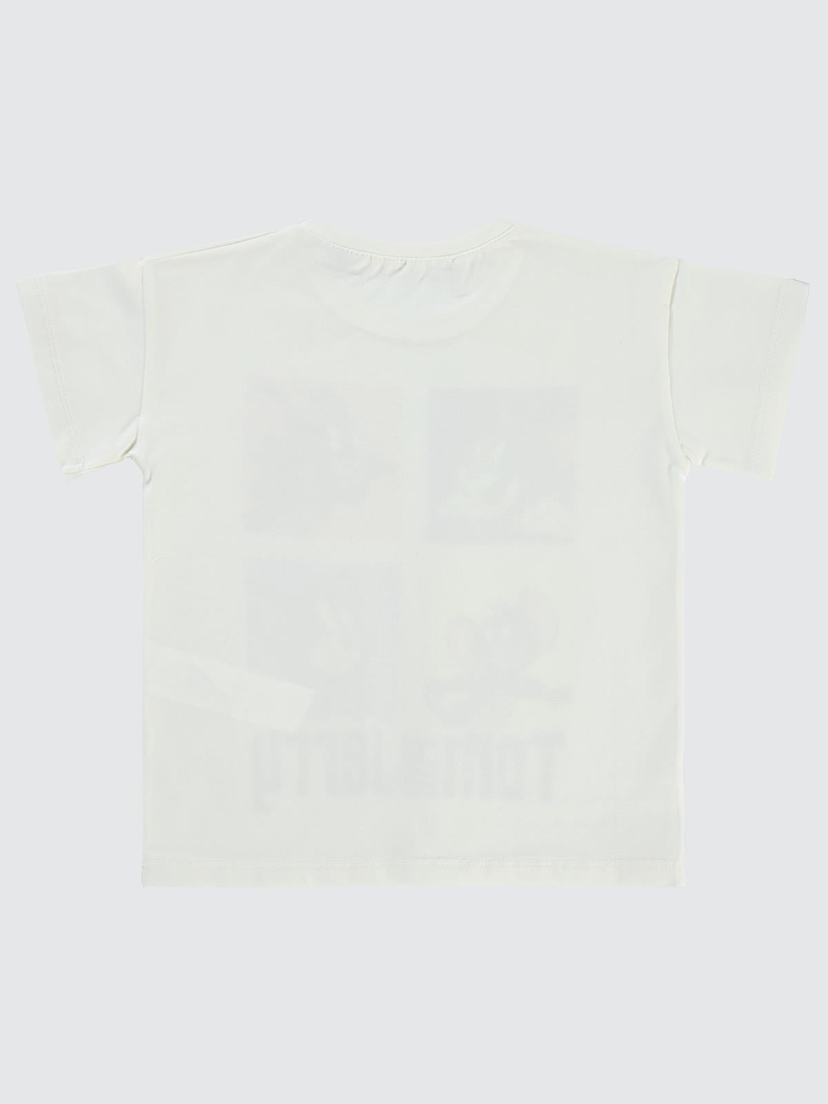 Tom and Jerry 2-5 Yaş Tişört - Ekru