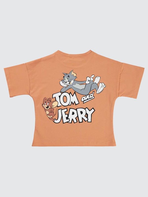 Tom and Jerry 2-5 Yaş Tişört - Beyaz