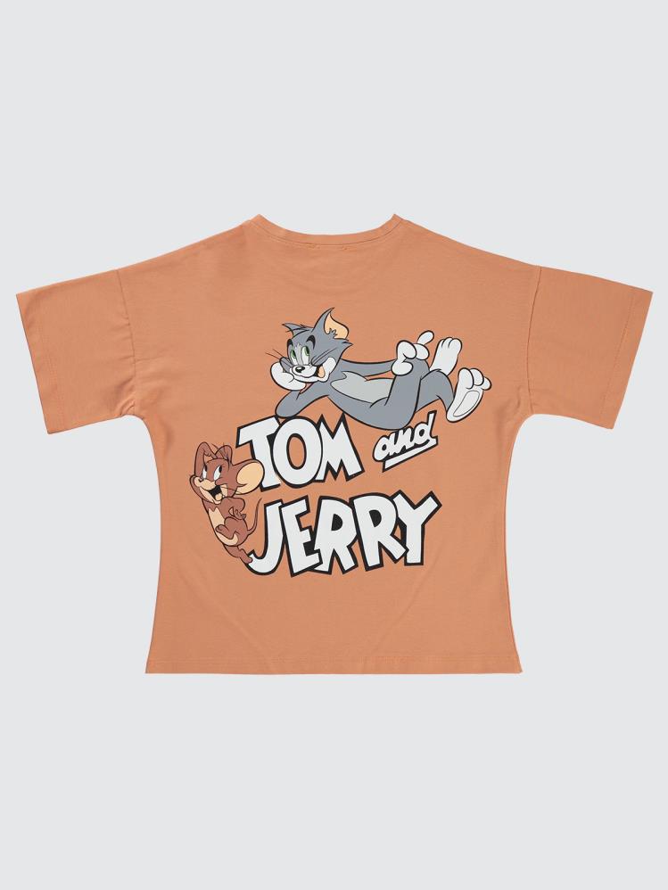 Tom and Jerry 6-9 Yaş Tişört - Beyaz