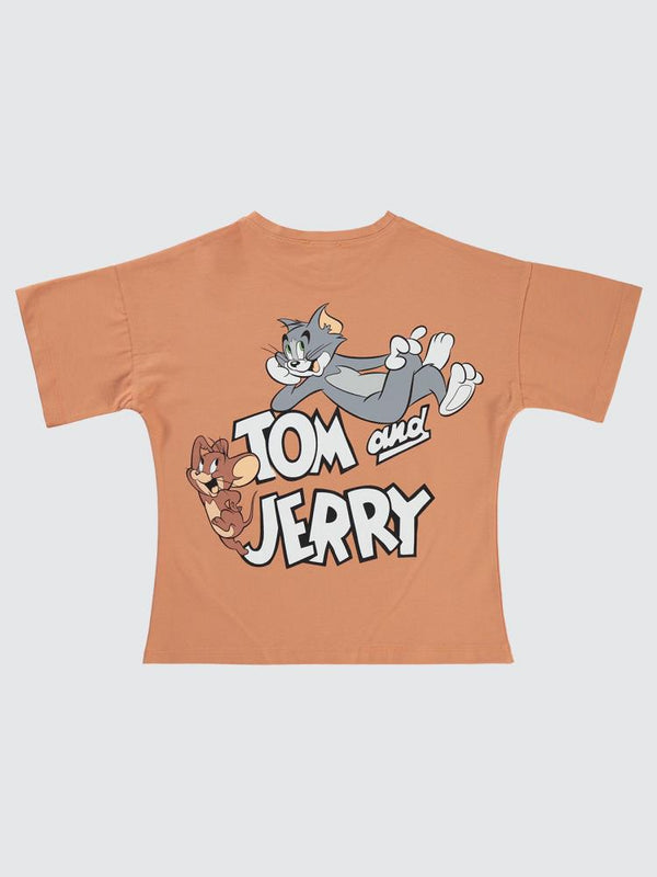 Tom and Jerry 6-9 Yaş Tişört - Beyaz