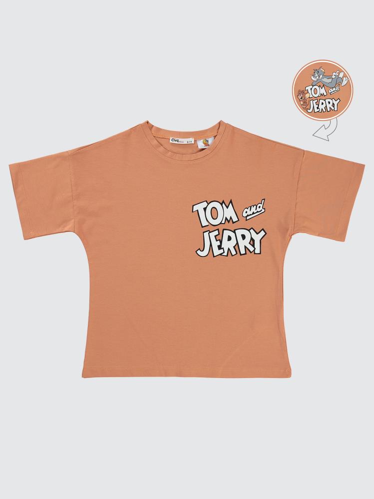 Tom and Jerry 6-9 Yaş Tişört - Beyaz