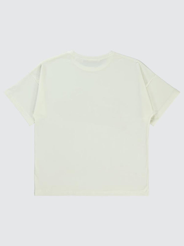 Tom and Jerry 10-13 Yaş Tişört - Ekru