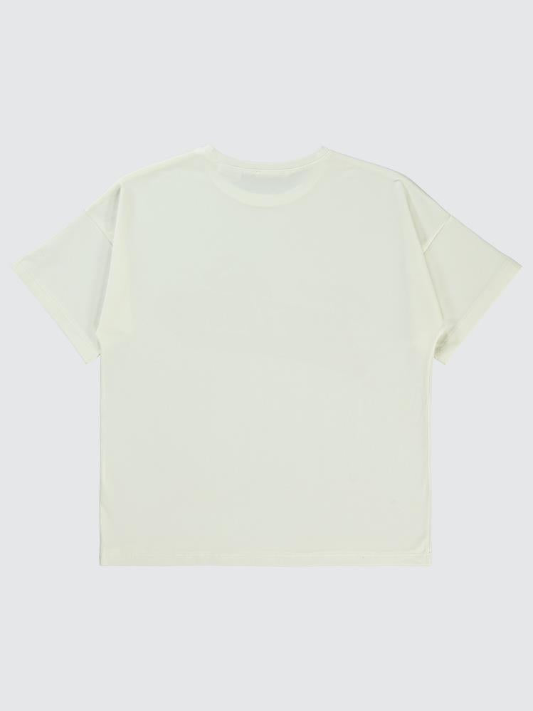 Tom and Jerry 10-13 Yaş Tişört - Ekru