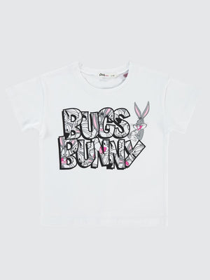 Bugs Bunny 2-5 Yaş Tişört - Beyaz