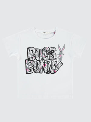 Bugs Bunny 2-5 Yaş Tişört - Beyaz