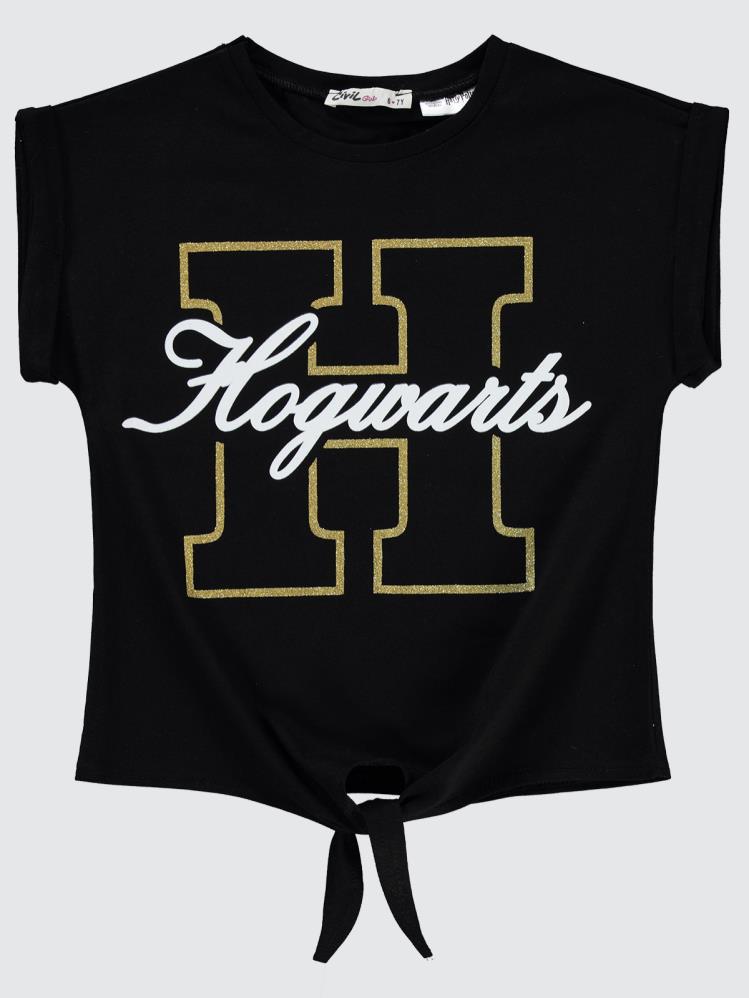 Harry Potter 6-9 Yaş Tişört - Siyah