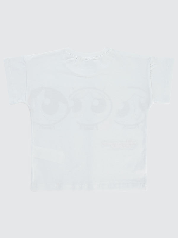 Powerpuff Girls 2-5 Yaş Tişört - Beyaz