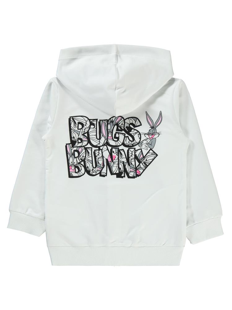 Bugs Bunny 6-9 Yaş Hırka - Beyaz