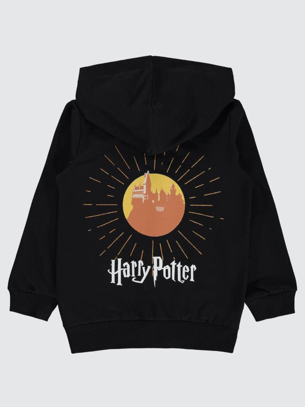 Harry Potter 6-9 Yaş Hırka - Siyah