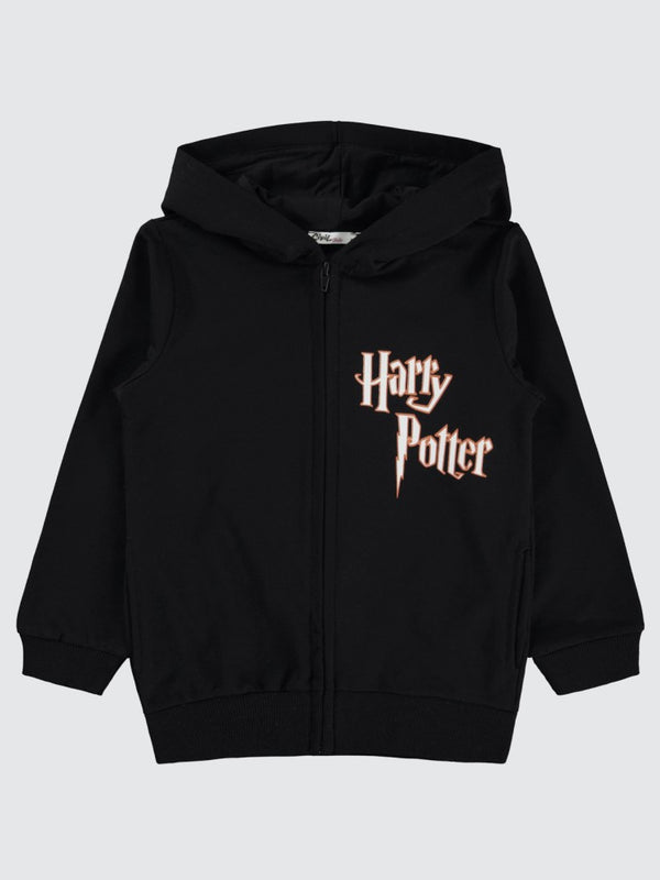 Harry Potter 10-13 Yaş Hırka - Siyah