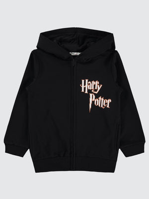 Harry Potter 10-13 Yaş Hırka - Siyah
