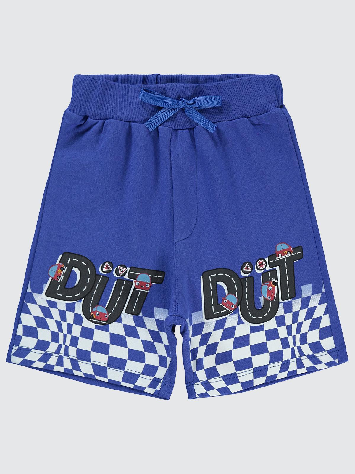 Kukuli Dütdüt Baskılı 2-5 Yaş Kapri - Lacivert