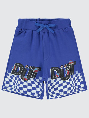 Kukuli Dütdüt Baskılı 2-5 Yaş Kapri - Lacivert