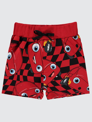 Dütdüt Empirme 2-5 Yaş Şort - Kırmızı