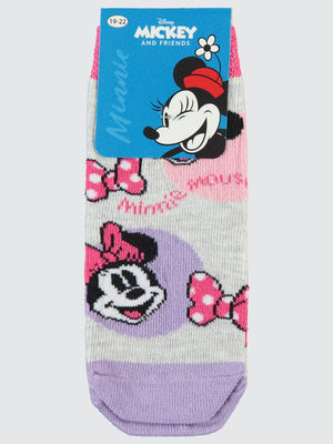 Minnie Mouse 3-11 Yaş Kız Soket Çorap