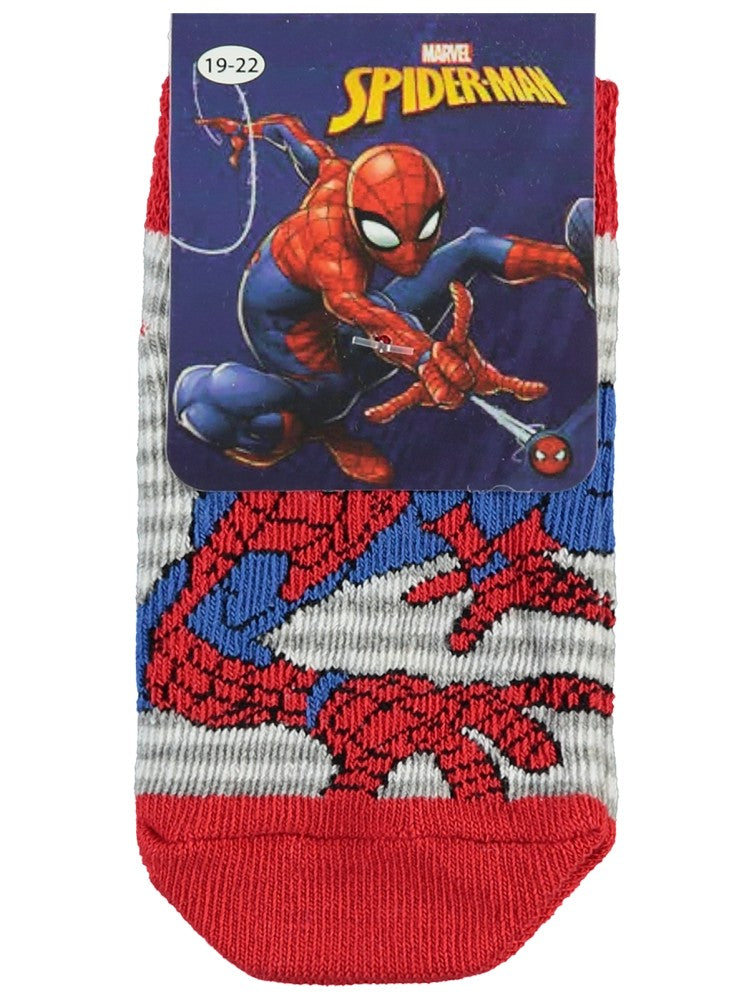 Spiderman 3-11 Yaş Erkek Patik Çorap