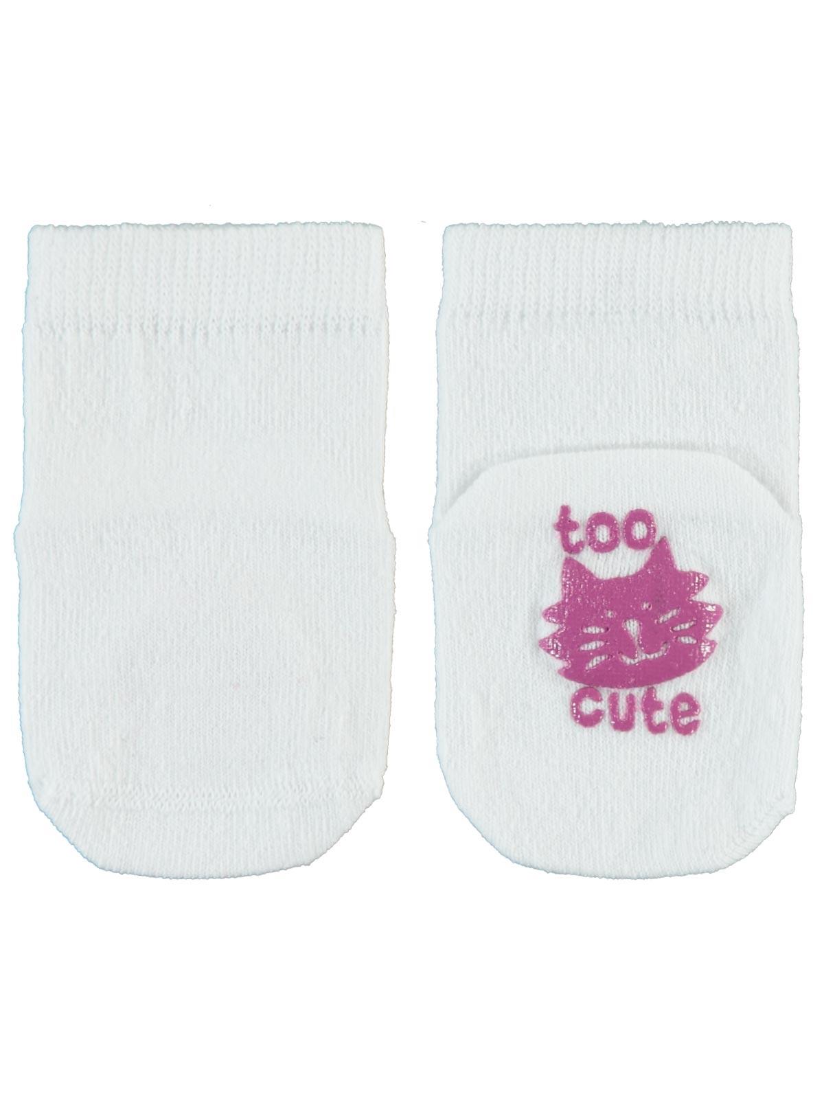Civil Baby Cute Kaydırmaz 6-18 Ay Bebek Kız Çorap Set