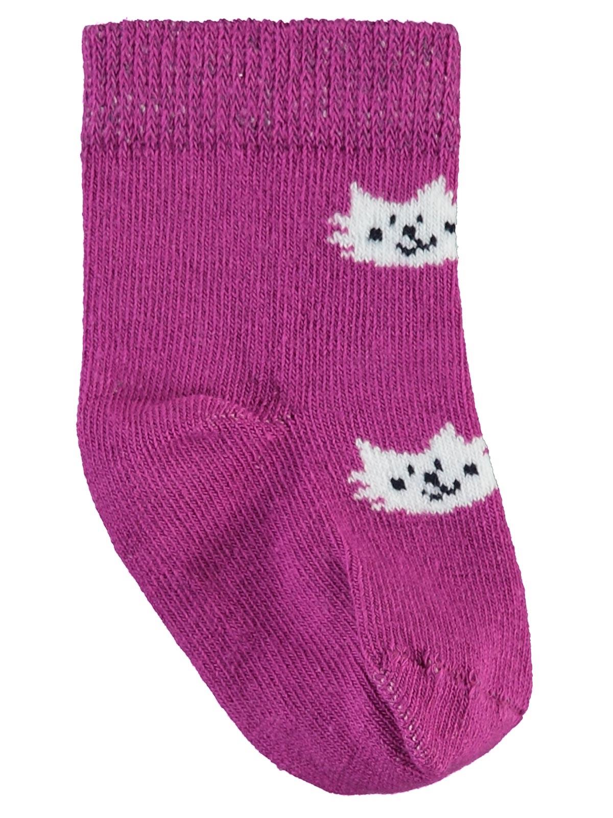 Civil Baby Cute Kaydırmaz 6-18 Ay Bebek Kız Çorap Set