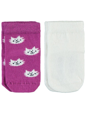 Civil Baby Cute Kaydırmaz 6-18 Ay Bebek Kız Çorap Set