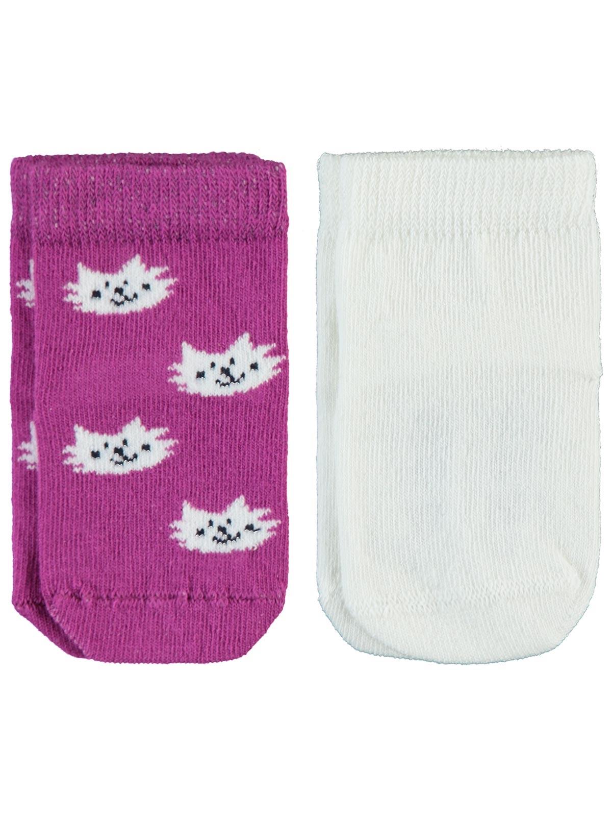 Civil Baby Cute Kaydırmaz 6-18 Ay Bebek Kız Çorap Set